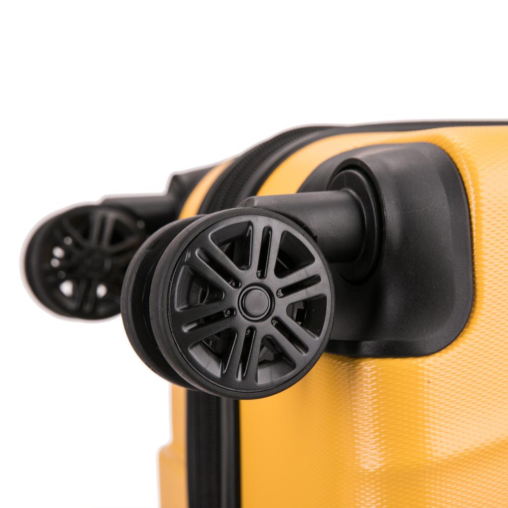 InUSA Ally lightweight hardside spinner 24 inch Mustard. Picture 10