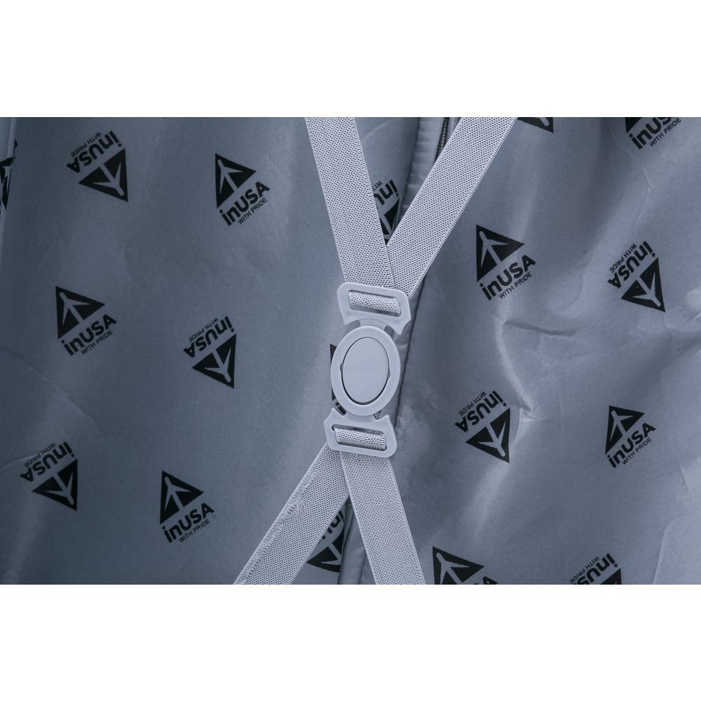 InUSA Pilot lightweight hardside spinner 3 piece Set 20”, 24", 28" Wine. Picture 12