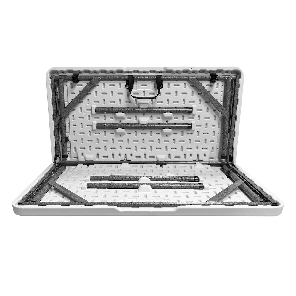 34” Square Folding Table, Height Adjustable Foldable Table. Picture 6