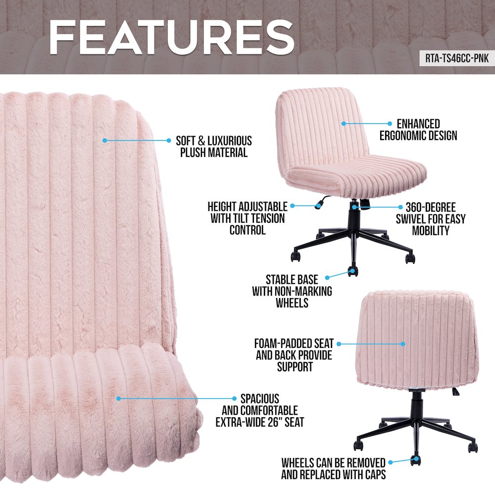Techni Sport Pink Criss Cross Chair. Picture 6
