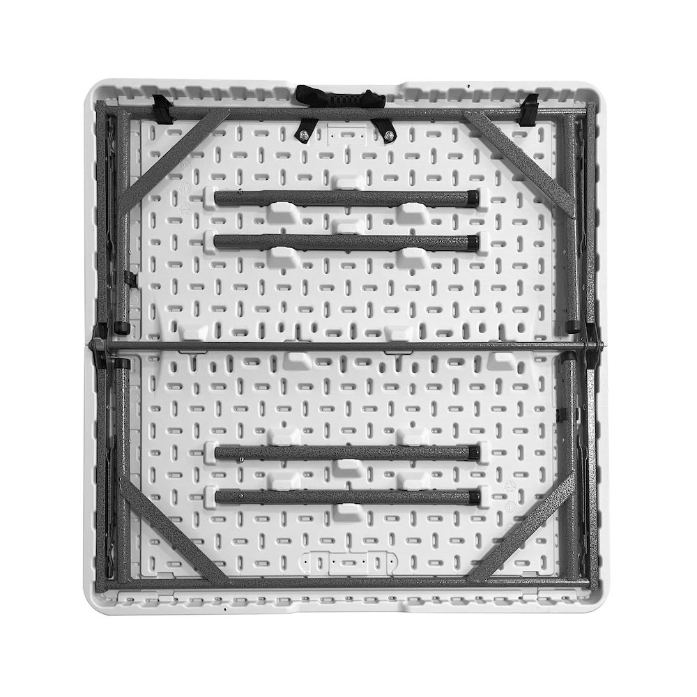 34” Square Folding Table, Height Adjustable Foldable Table. Picture 9