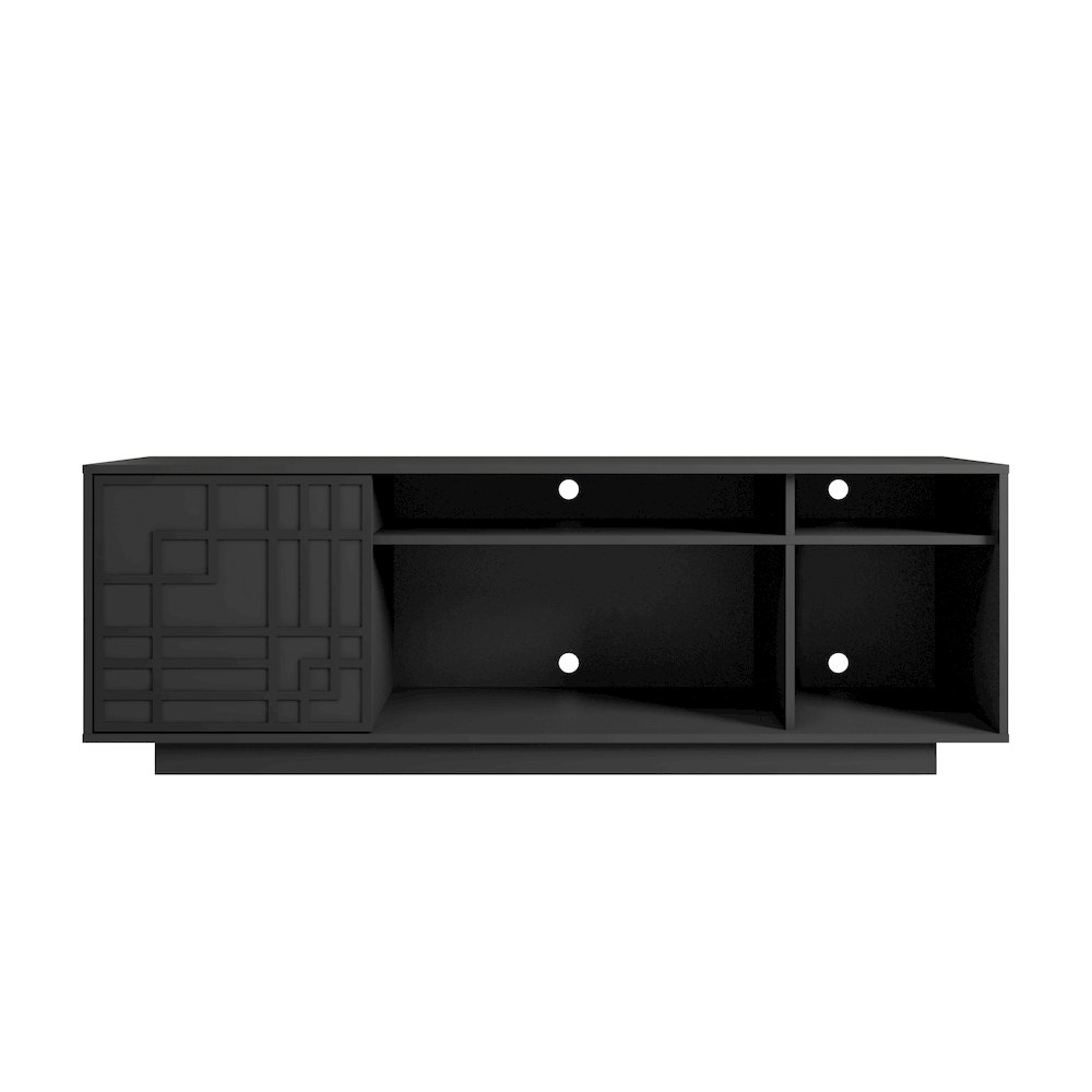 Techni Mobili Contemporary TV Stand for TV’s Up to 70”, Black. Picture 4