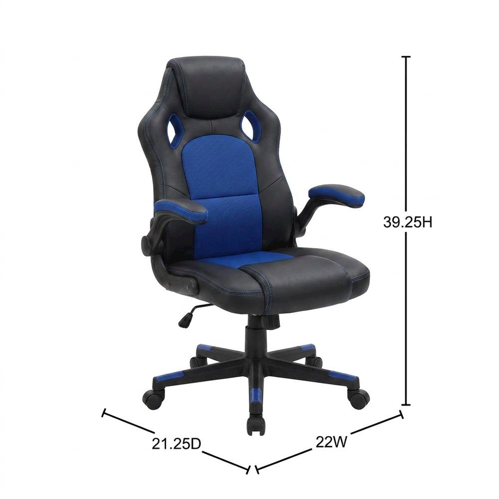 Kids' Racing Chair with Wheels, Ergonomic Design for Gaming and Study. Picture 5