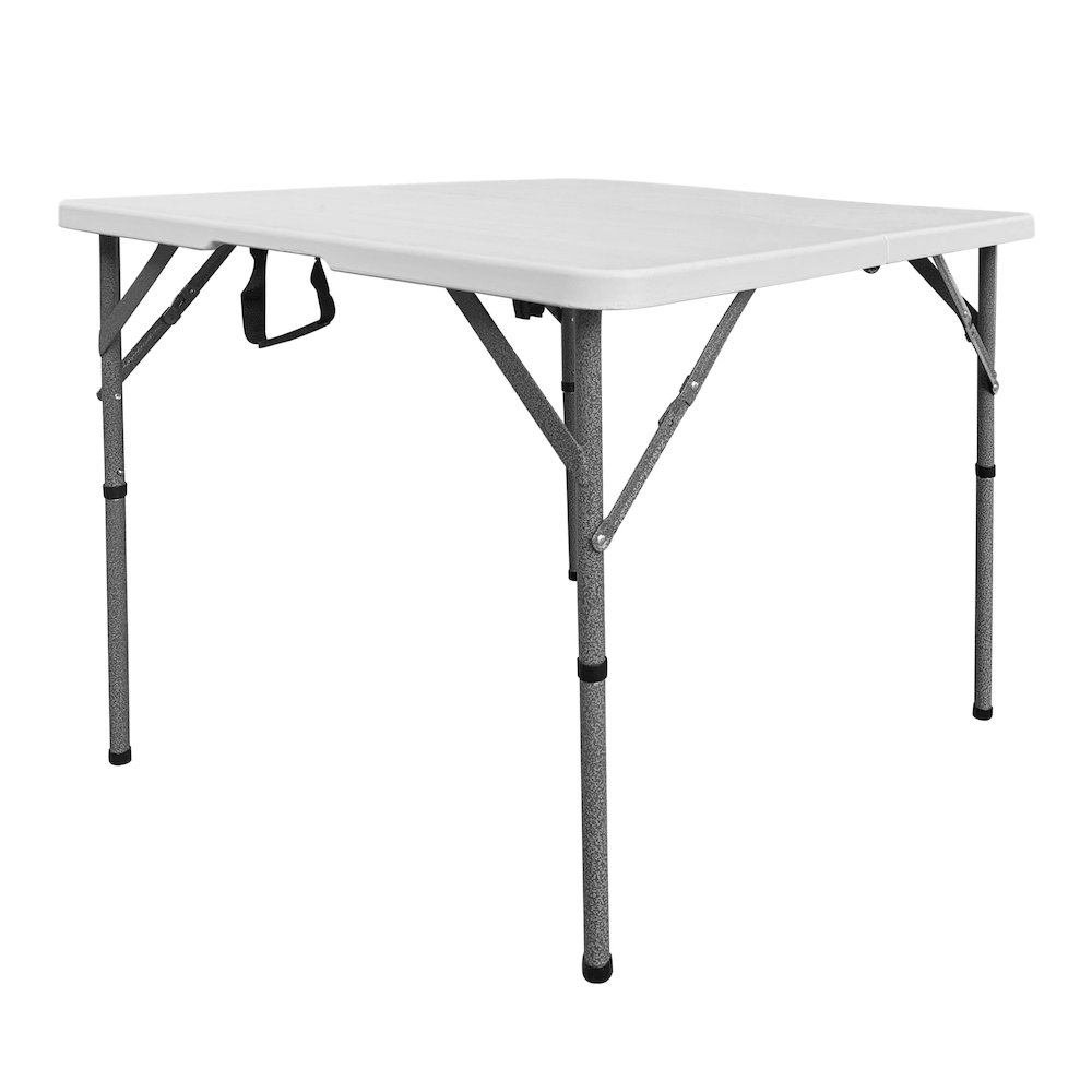 34” Square Folding Table, Height Adjustable Foldable Table. Picture 5