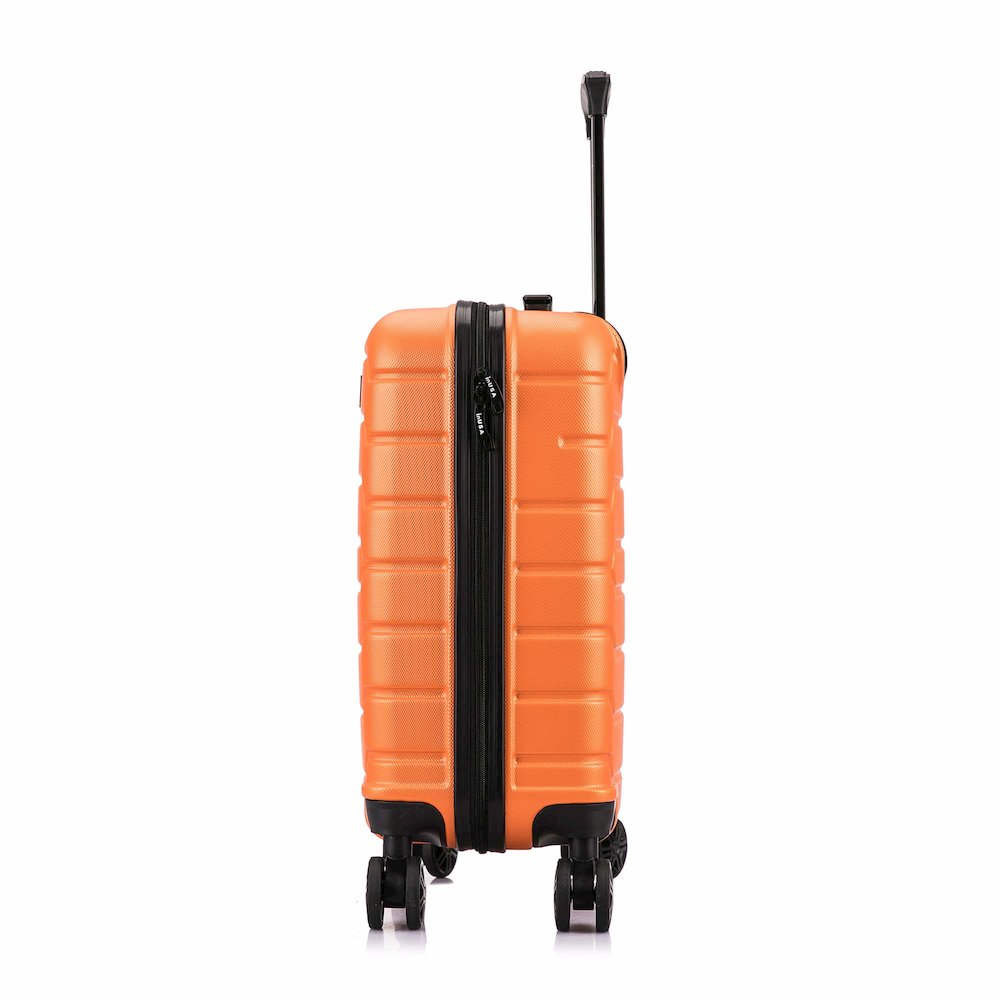 InUSA Trend lightweight hardside spinner 20 inch Orange. Picture 4