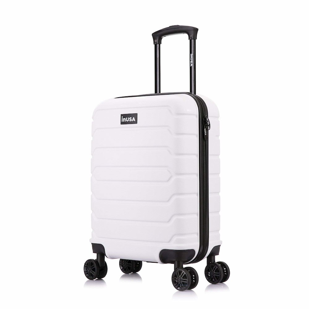 InUSA Trend lightweight hardside spinner 20 inch White. Picture 1