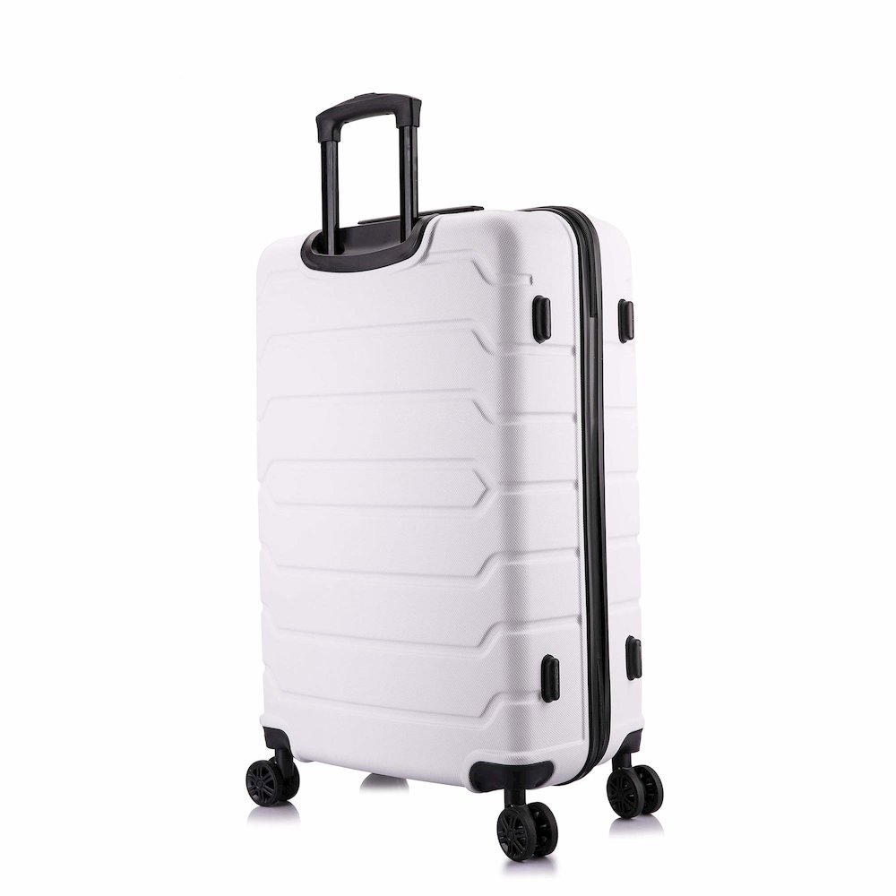 InUSA Trend lightweight hardside spinner 3 piece luggage set  20'',24'', 28'' White. Picture 3