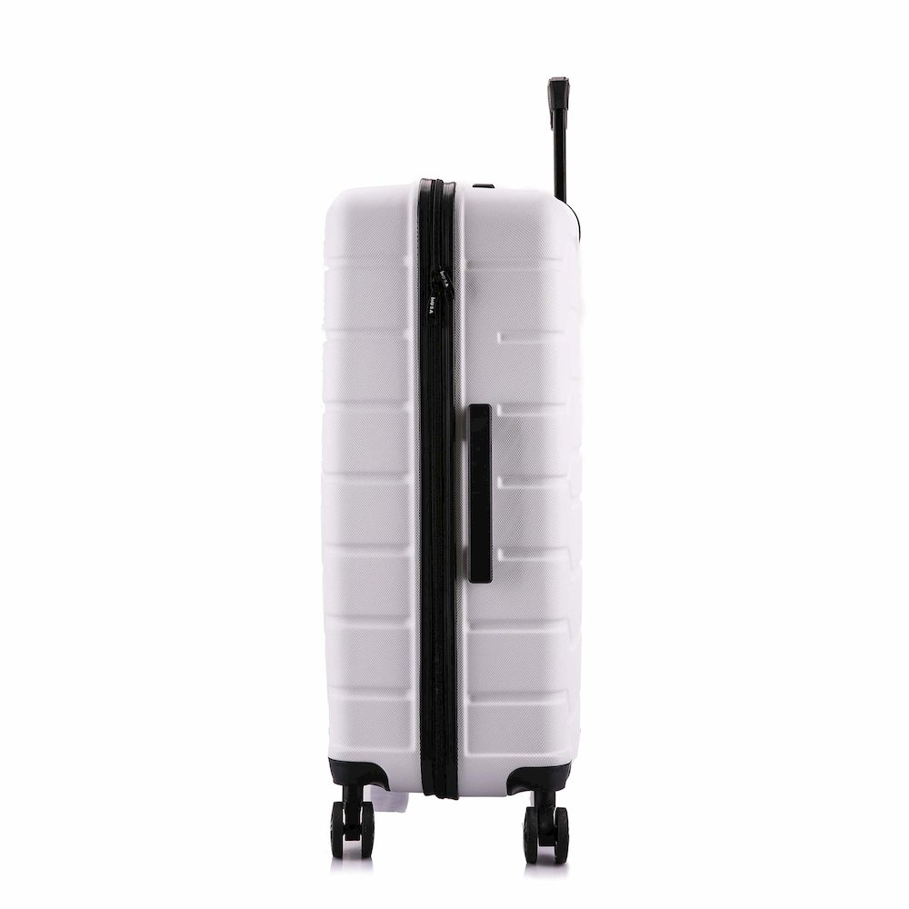 InUSA Trend lightweight hardside spinner 3 piece luggage set  20'',24'', 28'' White. Picture 5