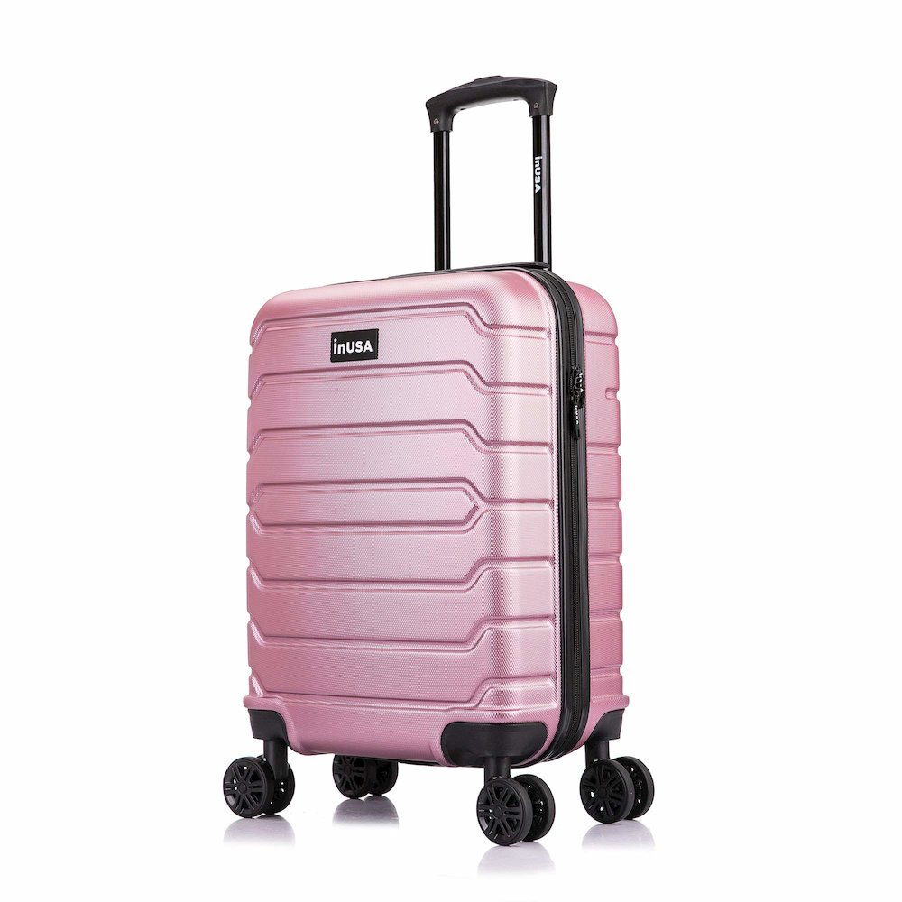 InUSA Trend lightweight hardside spinner 20 inch Rose Gold. Picture 1