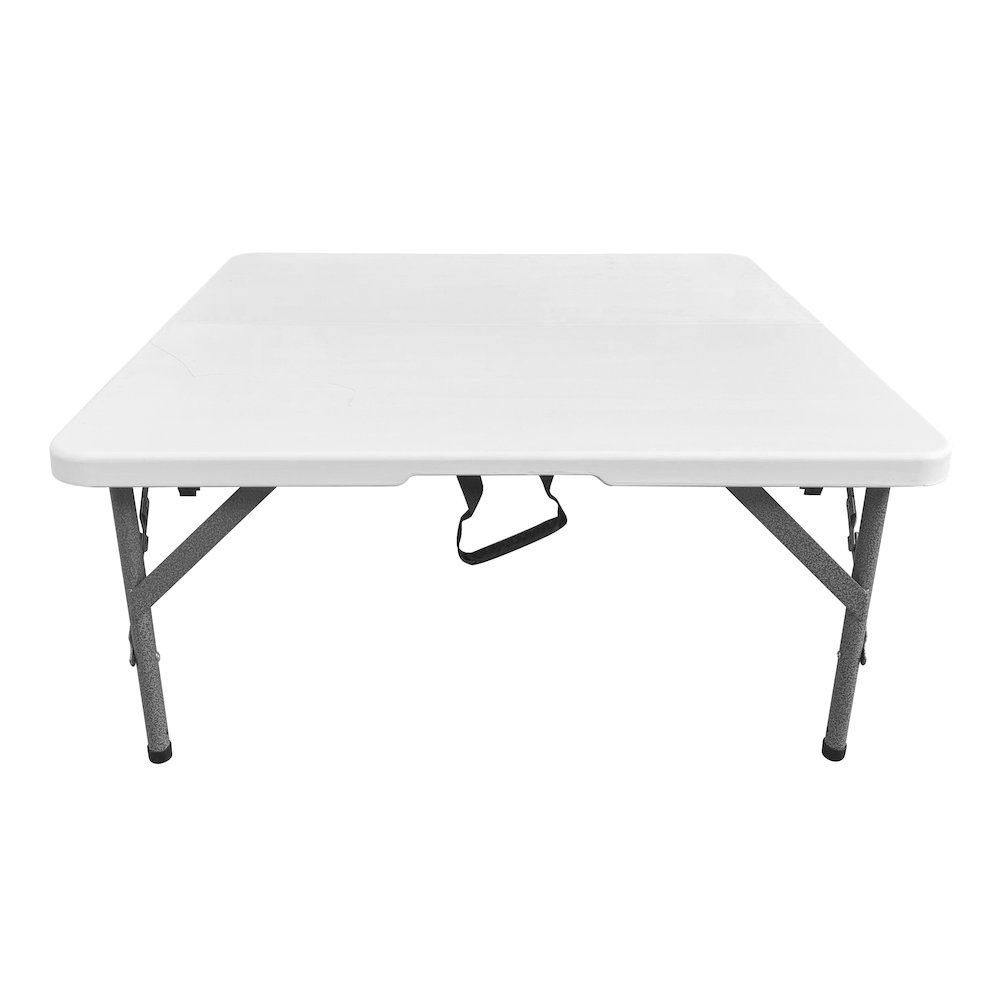 34” Square Folding Table, Height Adjustable Foldable Table. Picture 2