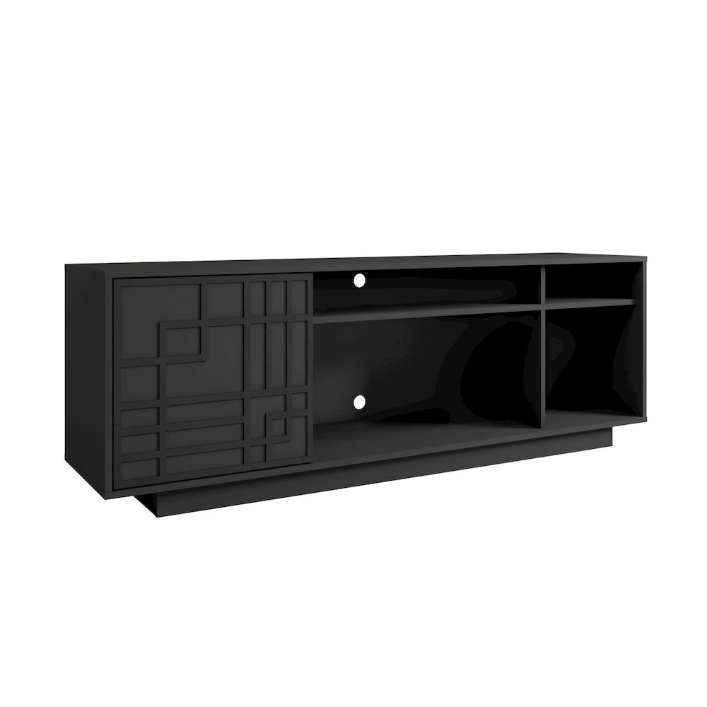 Techni Mobili Contemporary TV Stand for TV’s Up to 70”, Black. Picture 2