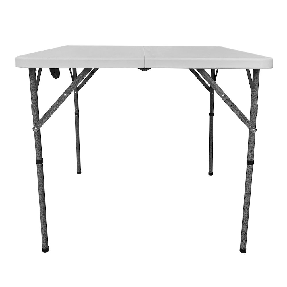 34” Square Folding Table, Height Adjustable Foldable Table. Picture 7