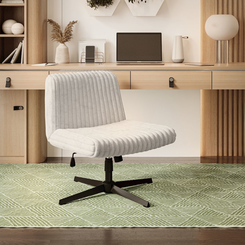 Techni Mobili Criss Cross Chair - Extra Wide Home or Office Chair. Picture 10