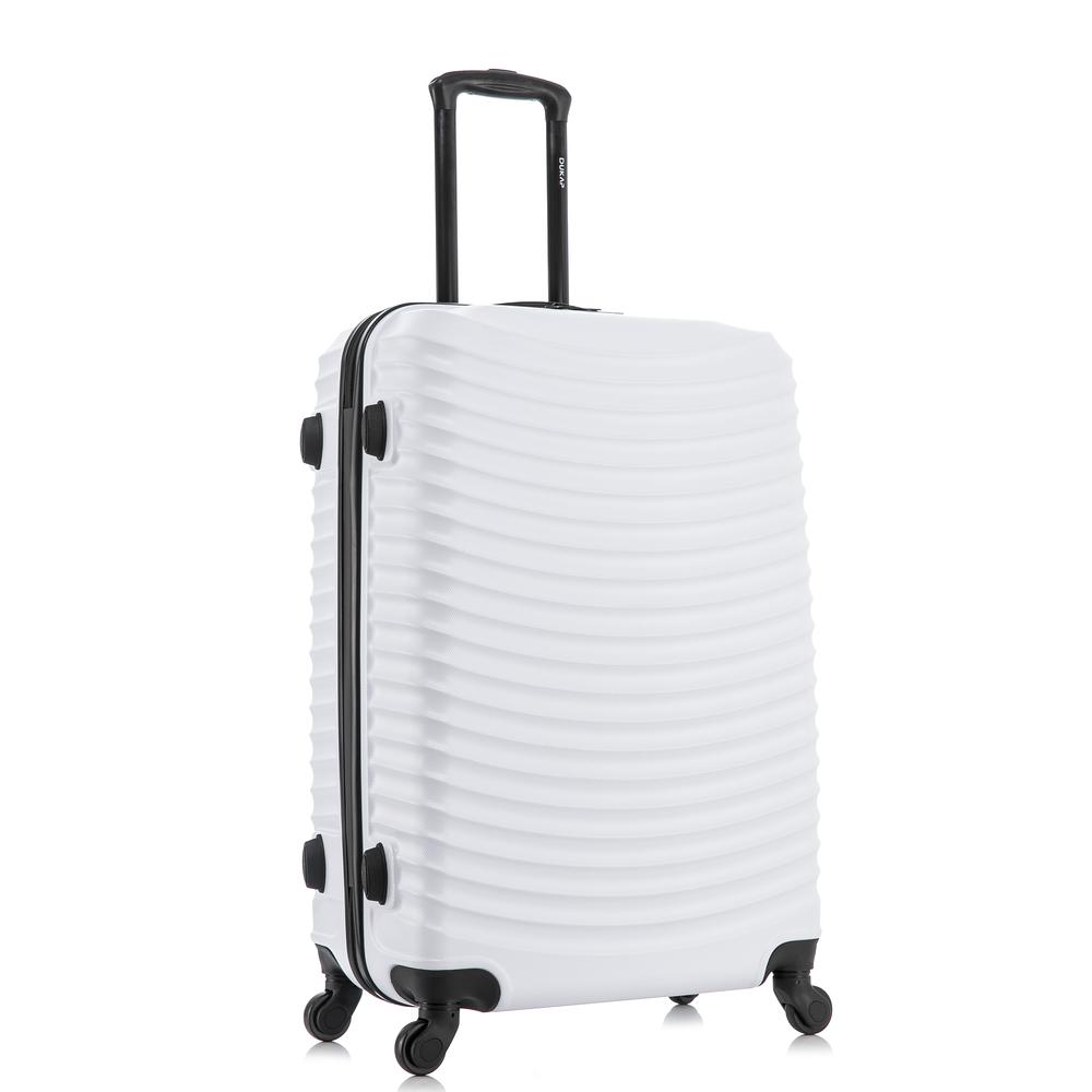 DUKAP Adly Lightweight Hardside Spinner 28 inch White. Picture 3