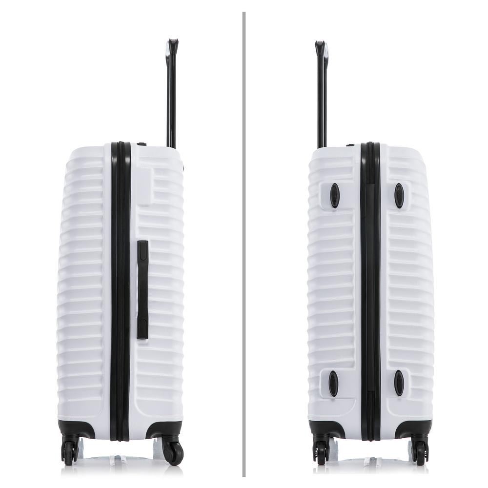 DUKAP Adly Lightweight Hardside Spinner 28 inch White. Picture 7