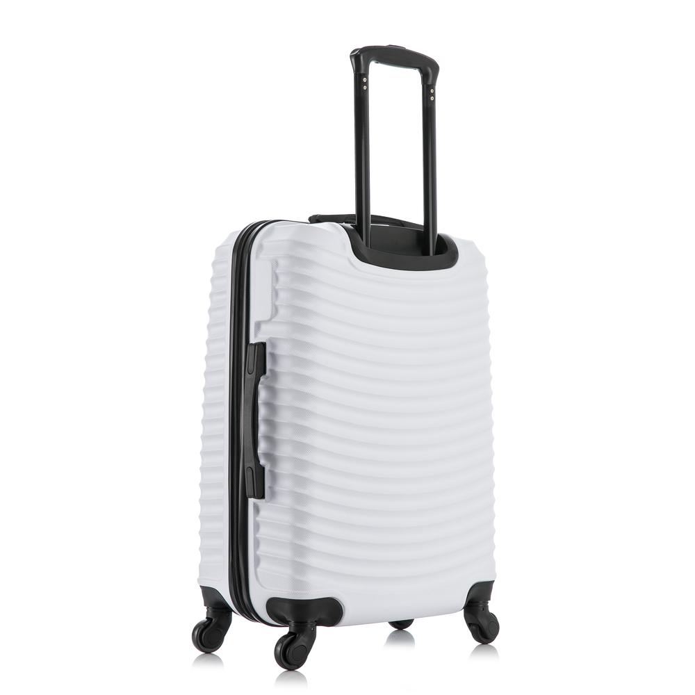 DUKAP Adly Lightweight Hardside Spinner 24 inch White. Picture 5
