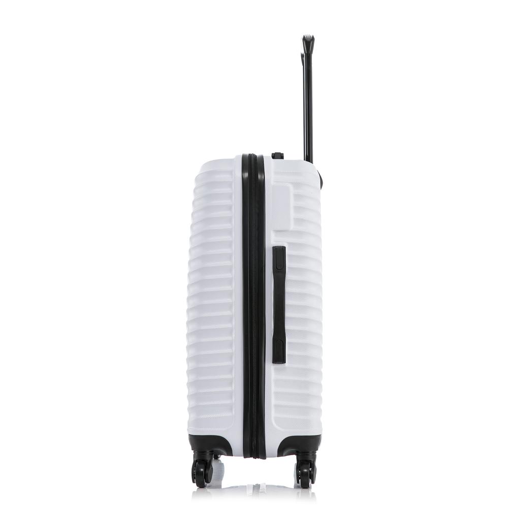 DUKAP Adly Lightweight Hardside Spinner 24 inch White. Picture 6