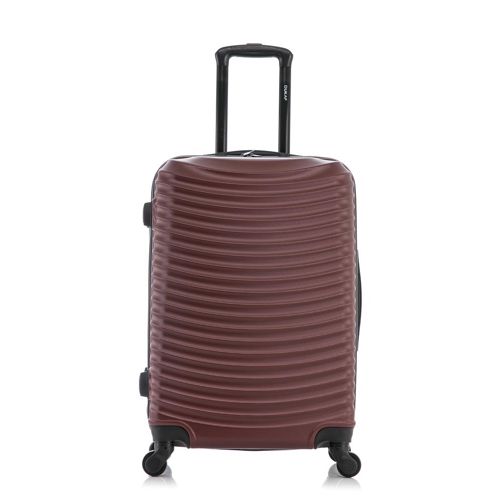 DUKAP Adly Lightweight Hardside Spinner 24 inch Wine. Picture 1