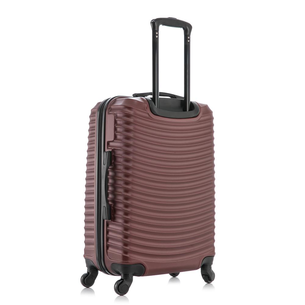 DUKAP Adly Lightweight Hardside Spinner 24 inch Wine. Picture 6