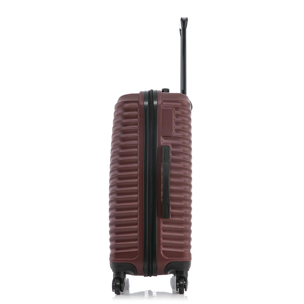 DUKAP Adly Lightweight Hardside Spinner 24 inch Wine. Picture 3