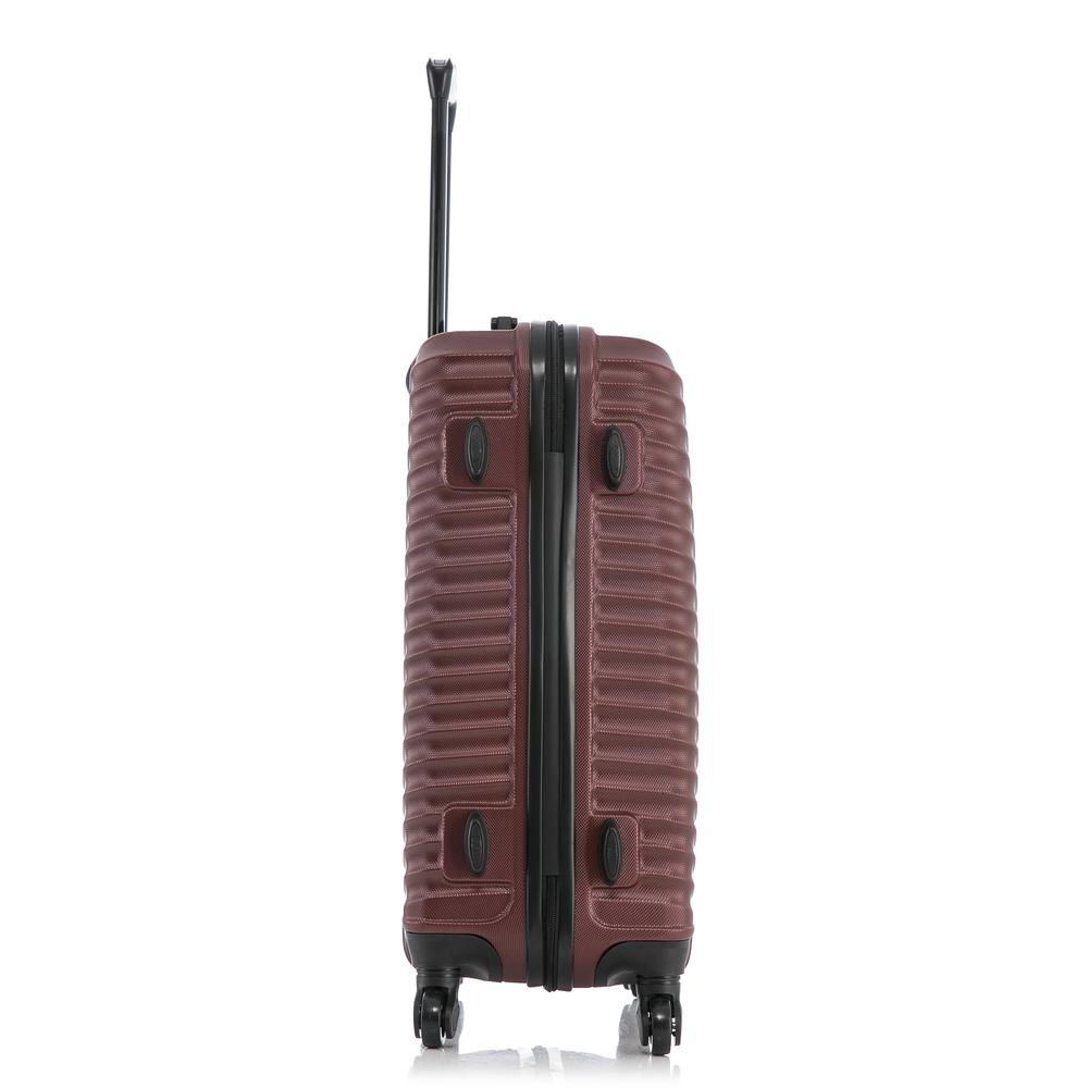 DUKAP Adly Lightweight Hardside Spinner 24 inch Wine. Picture 7