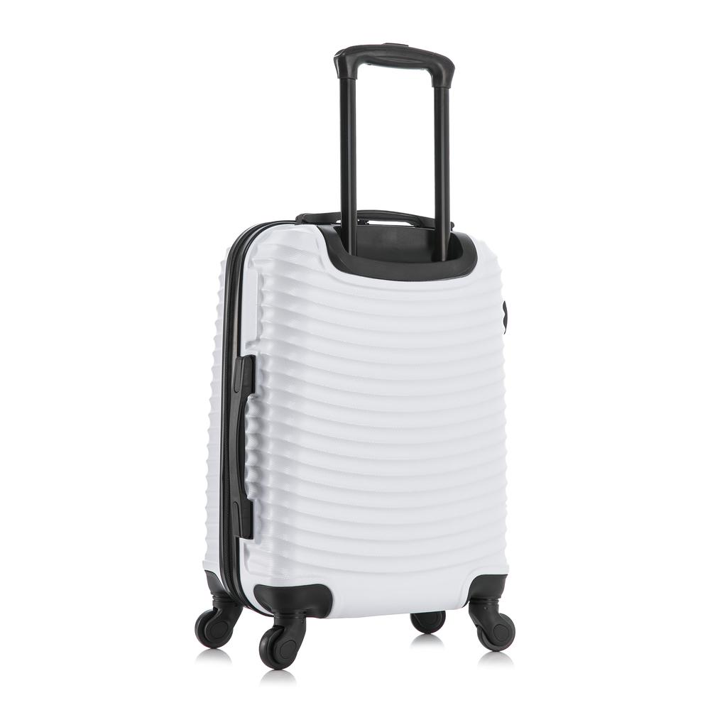 DUKAP Adly Lightweight Hardside Spinner 20 inch White. Picture 5