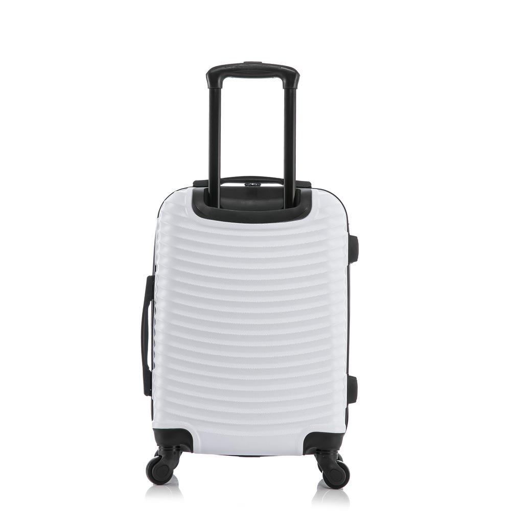 DUKAP Adly Lightweight Hardside Spinner 20 inch White. Picture 8
