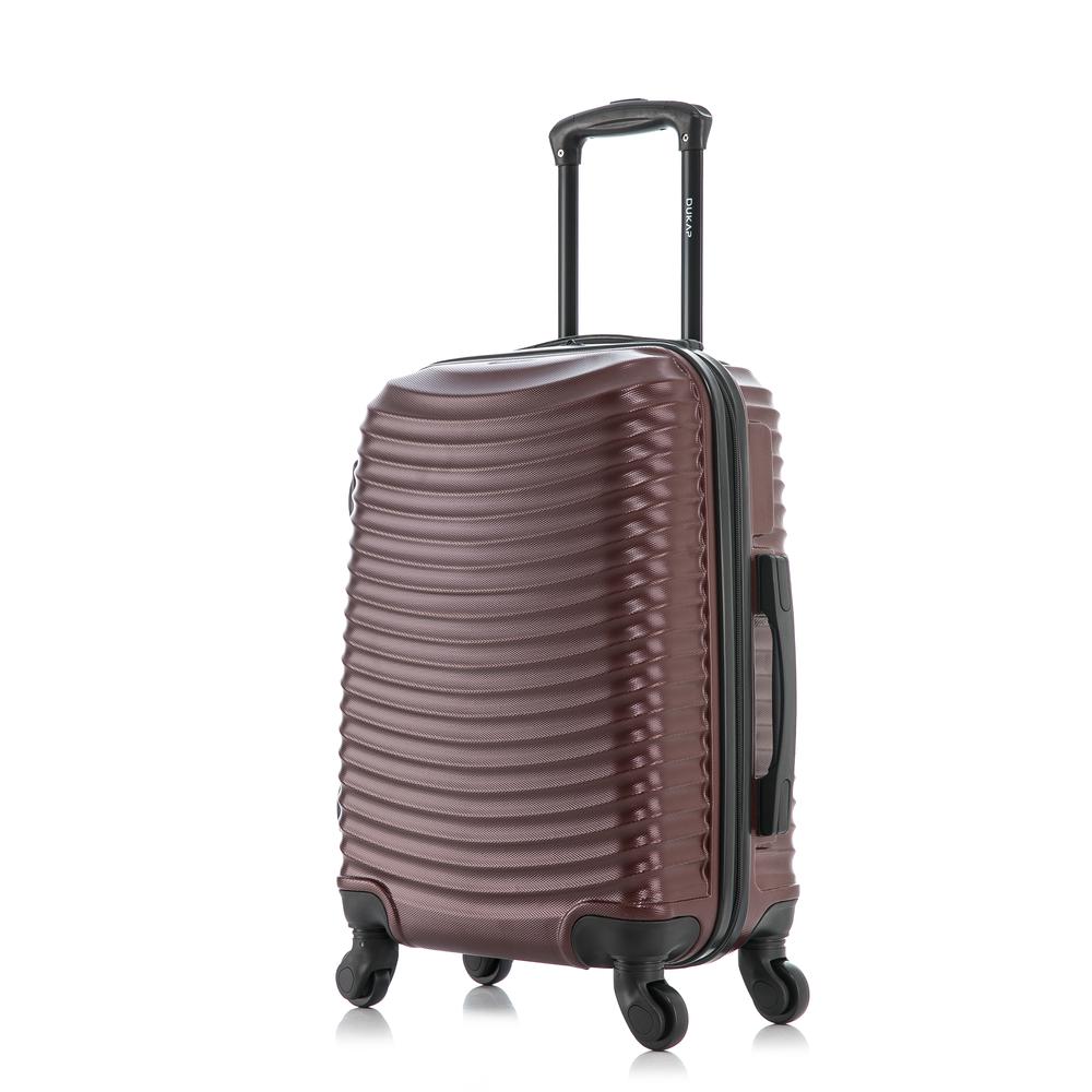 DUKAP Adly Lightweight Hardside Spinner 20 inch Wine. Picture 1