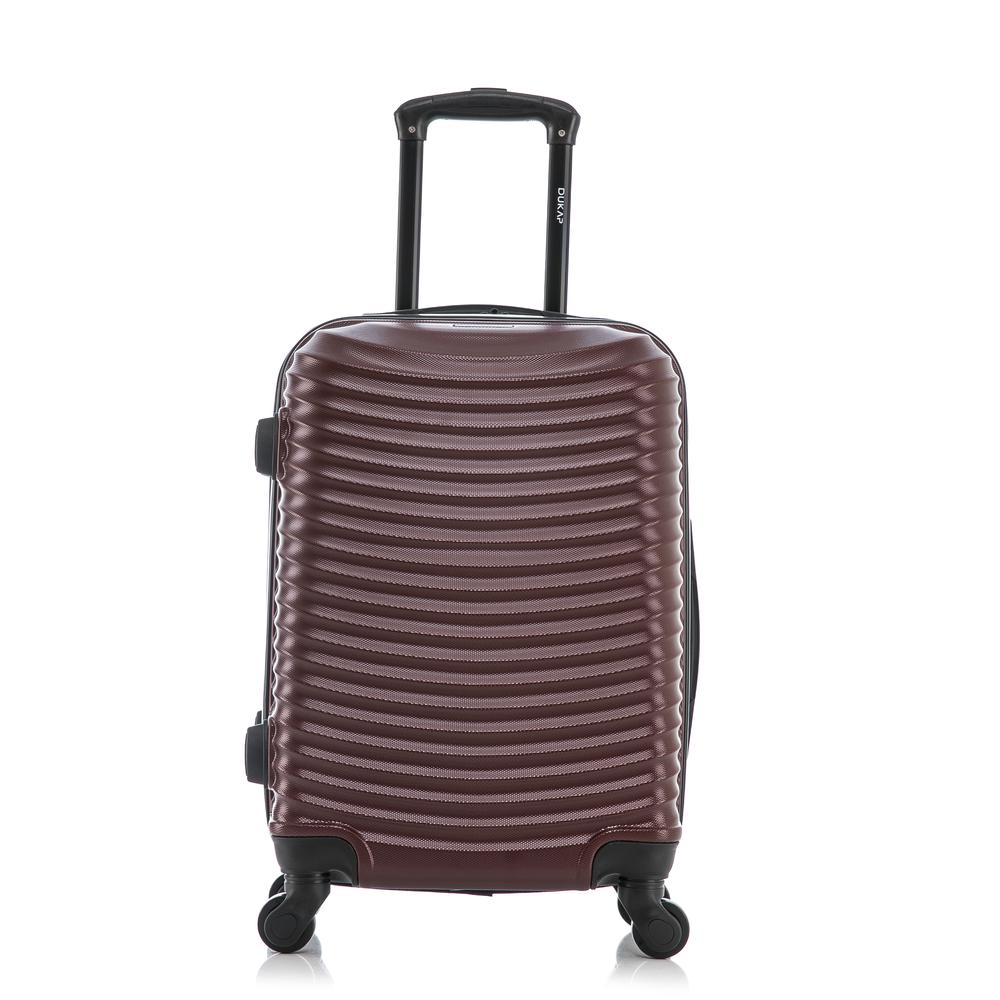 DUKAP Adly Lightweight Hardside Spinner 20 inch Wine. Picture 2