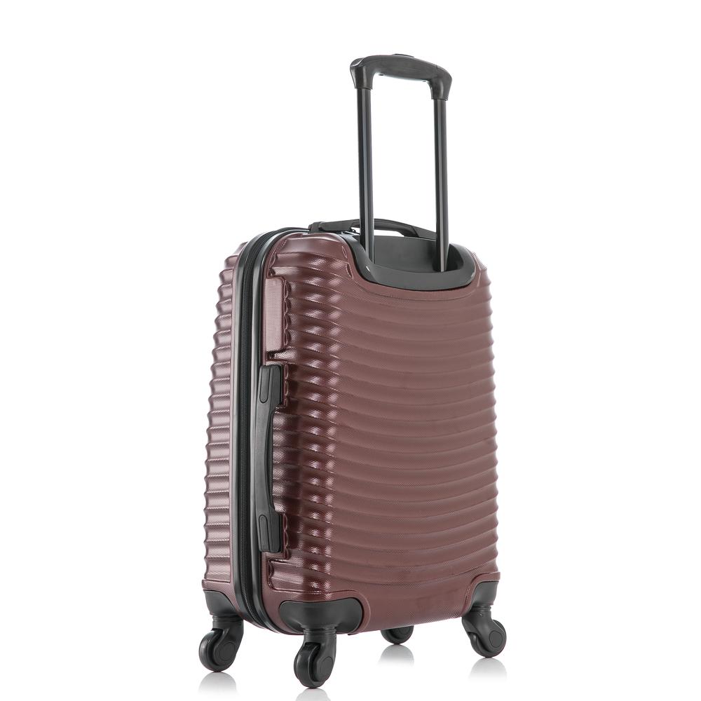 DUKAP Adly Lightweight Hardside Spinner 20 inch Wine. Picture 5