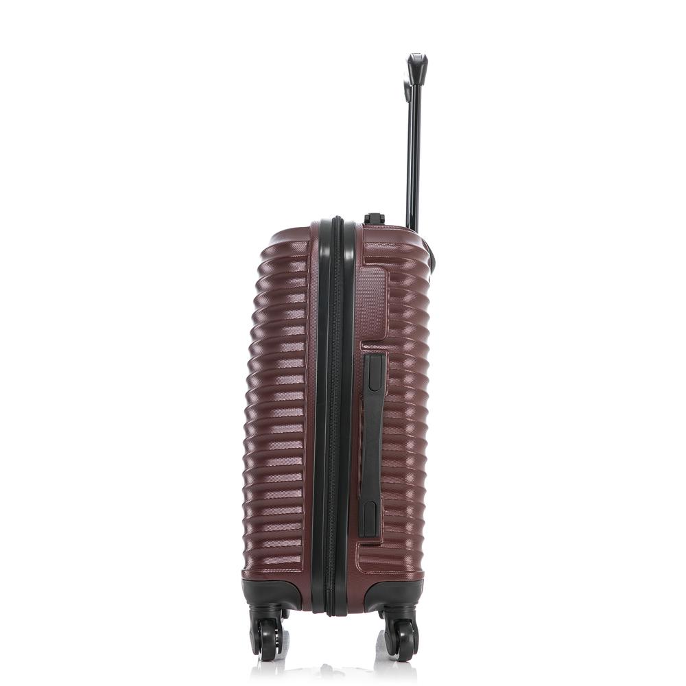 DUKAP Adly Lightweight Hardside Spinner 20 inch Wine. Picture 6