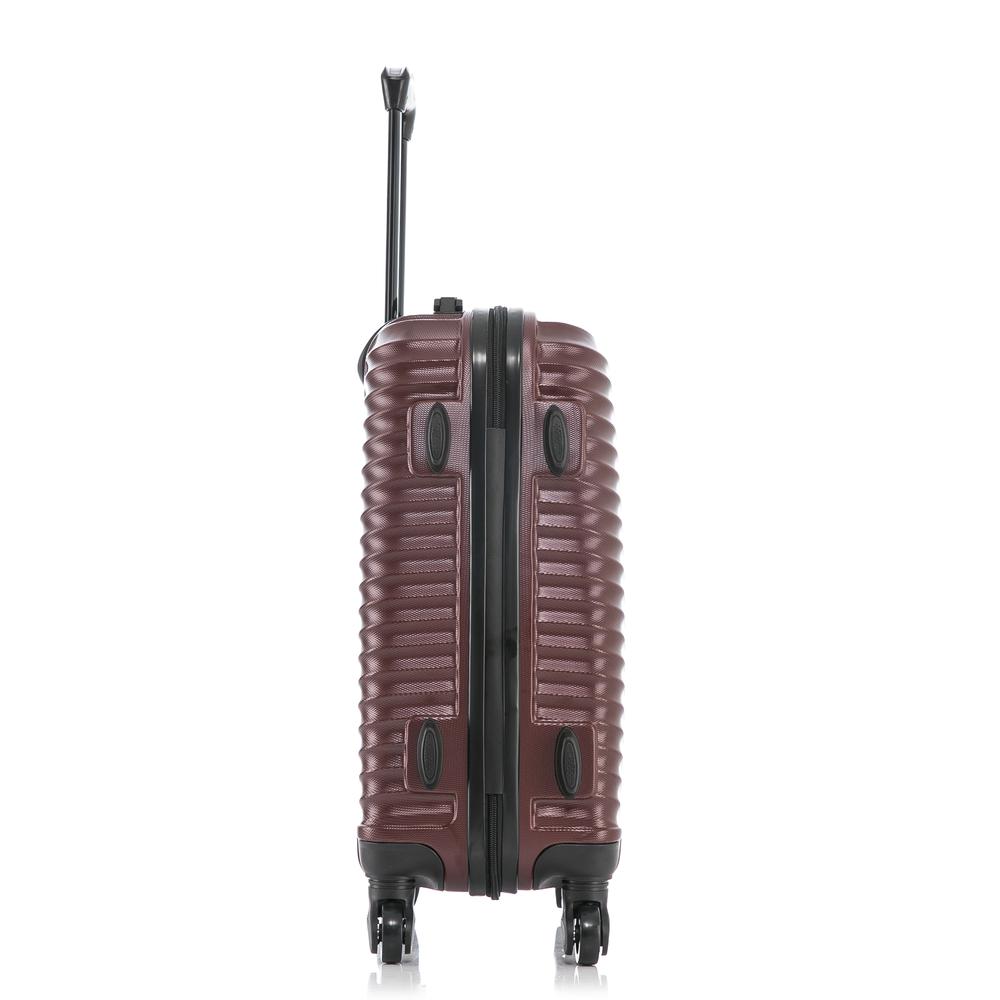 DUKAP Adly Lightweight Hardside Spinner 20 inch Wine. Picture 7