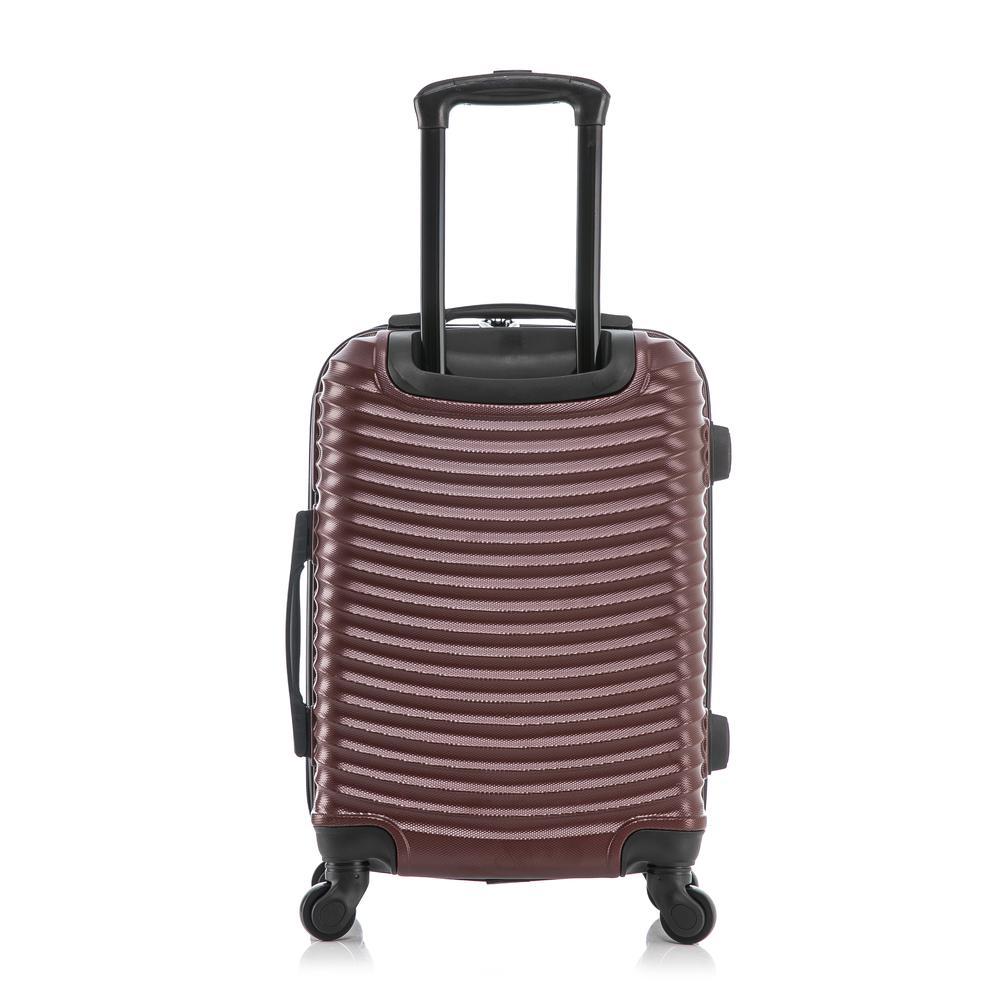 DUKAP Adly Lightweight Hardside Spinner 20 inch Wine. Picture 9