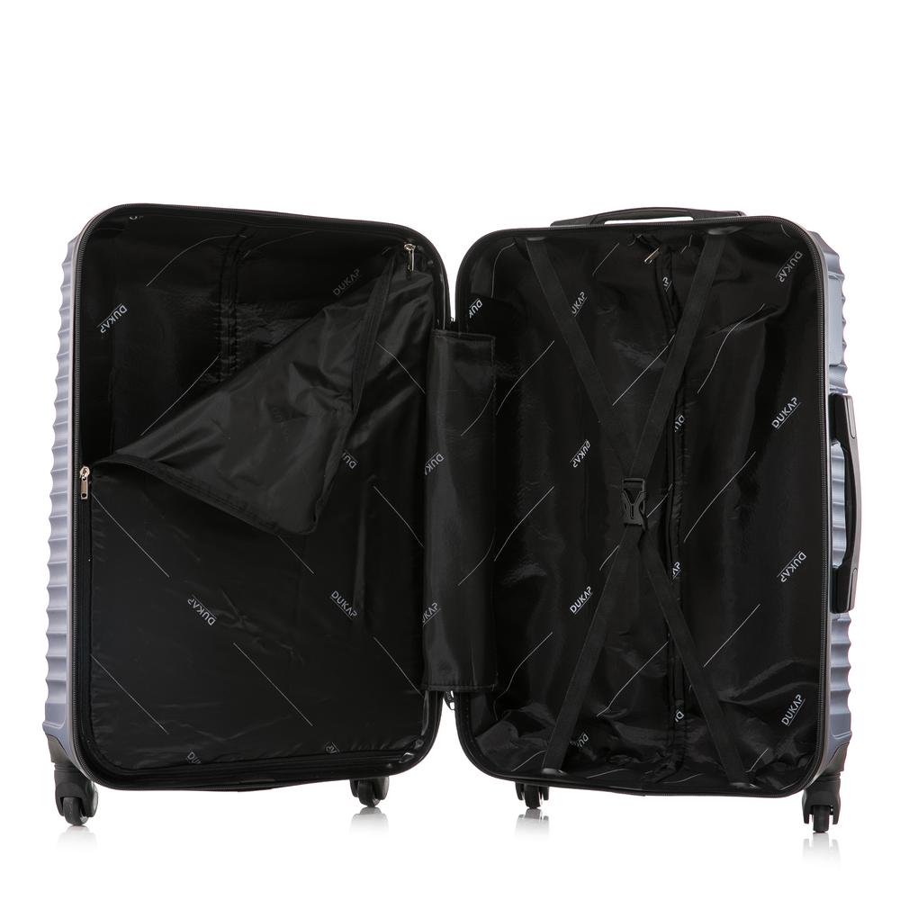 DUKAP Adly Lightweight Hardside Spinner 3 Piece set  20'',24'', 28'' Blue. Picture 4