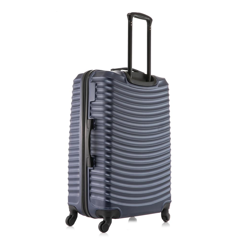DUKAP Adly Lightweight Hardside Spinner 3 Piece set  20'',24'', 28'' Blue. Picture 6