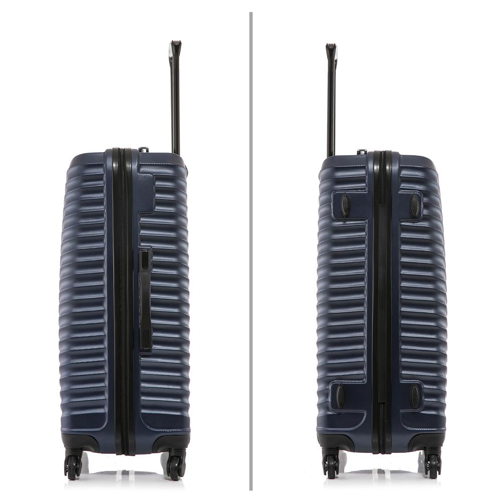 DUKAP Adly Lightweight Hardside Spinner 3 Piece set  20'',24'', 28'' Blue. Picture 7