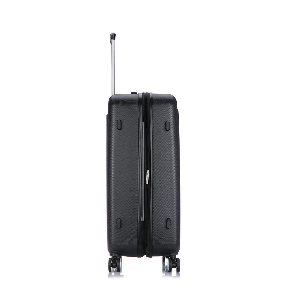 DUKAP Crypto Lightweight Hardside Spinner 28 inch Black. Picture 4
