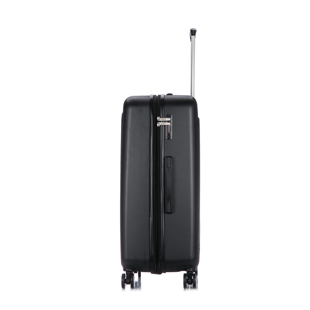 DUKAP Crypto Lightweight Hardside Spinner 28 inch Black. Picture 5
