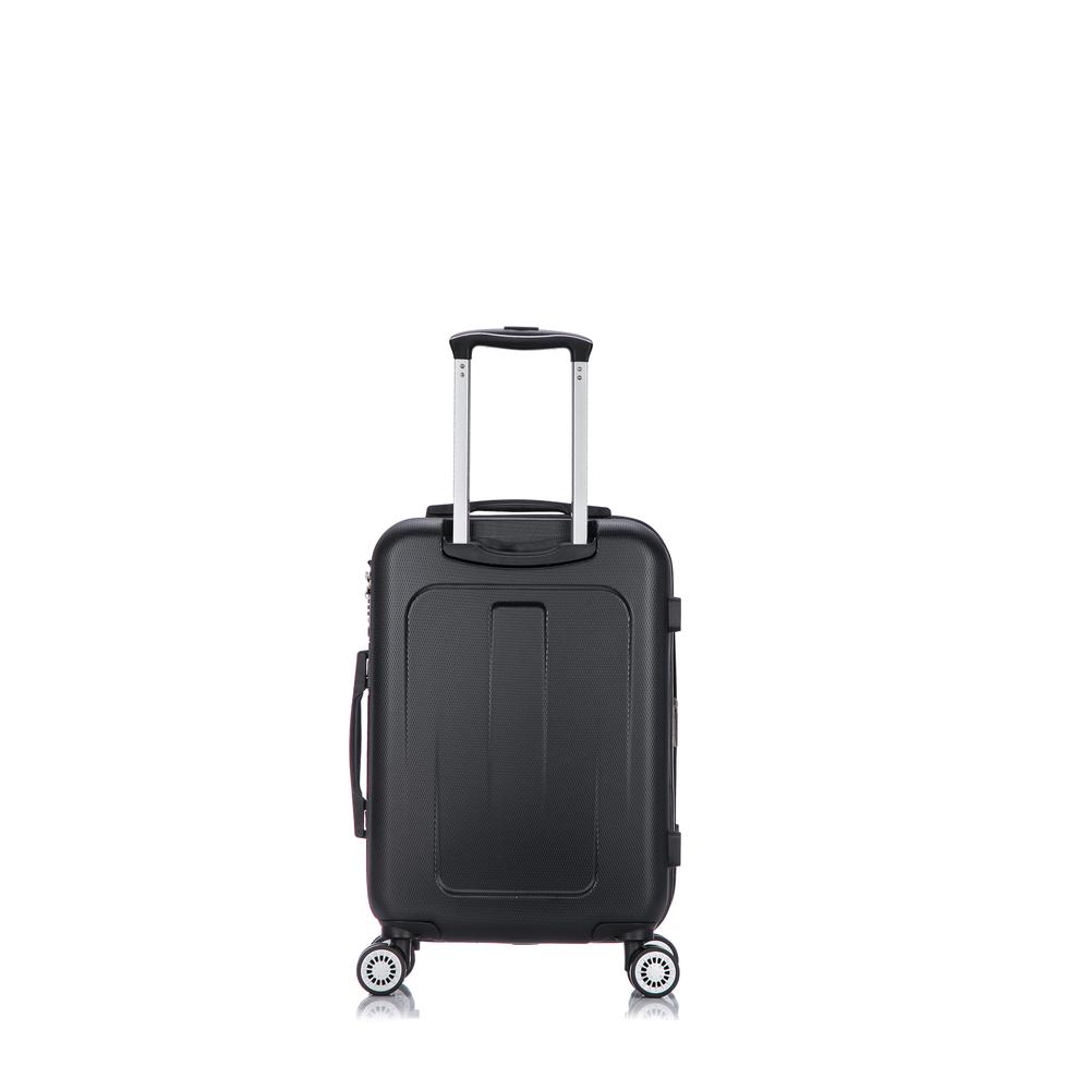 DUKAP Crypto Lightweight Hardside Spinner 20 inch Black. Picture 2