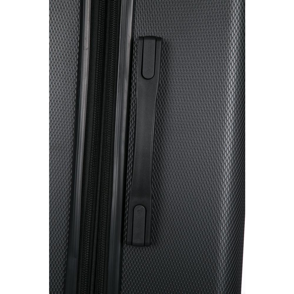 DUKAP Crypto Lightweight Hardside Spinner 32 inch Black. Picture 1