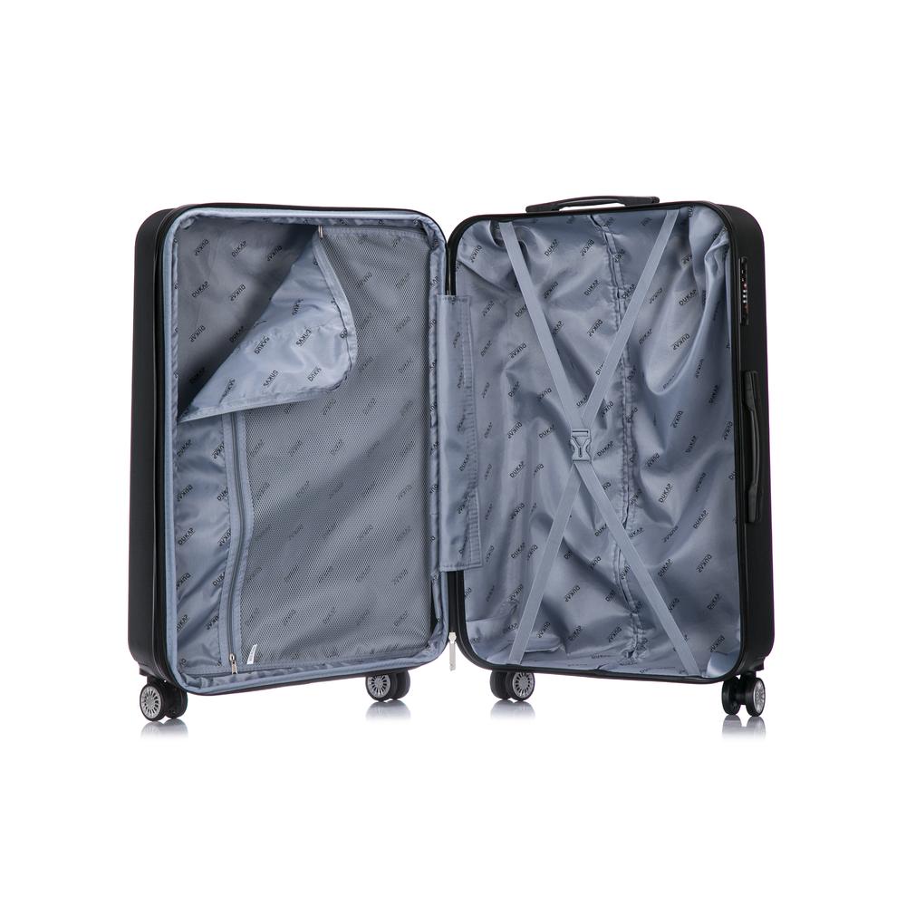 DUKAP Crypto Lightweight Hardside Spinner 32 inch Black. Picture 2