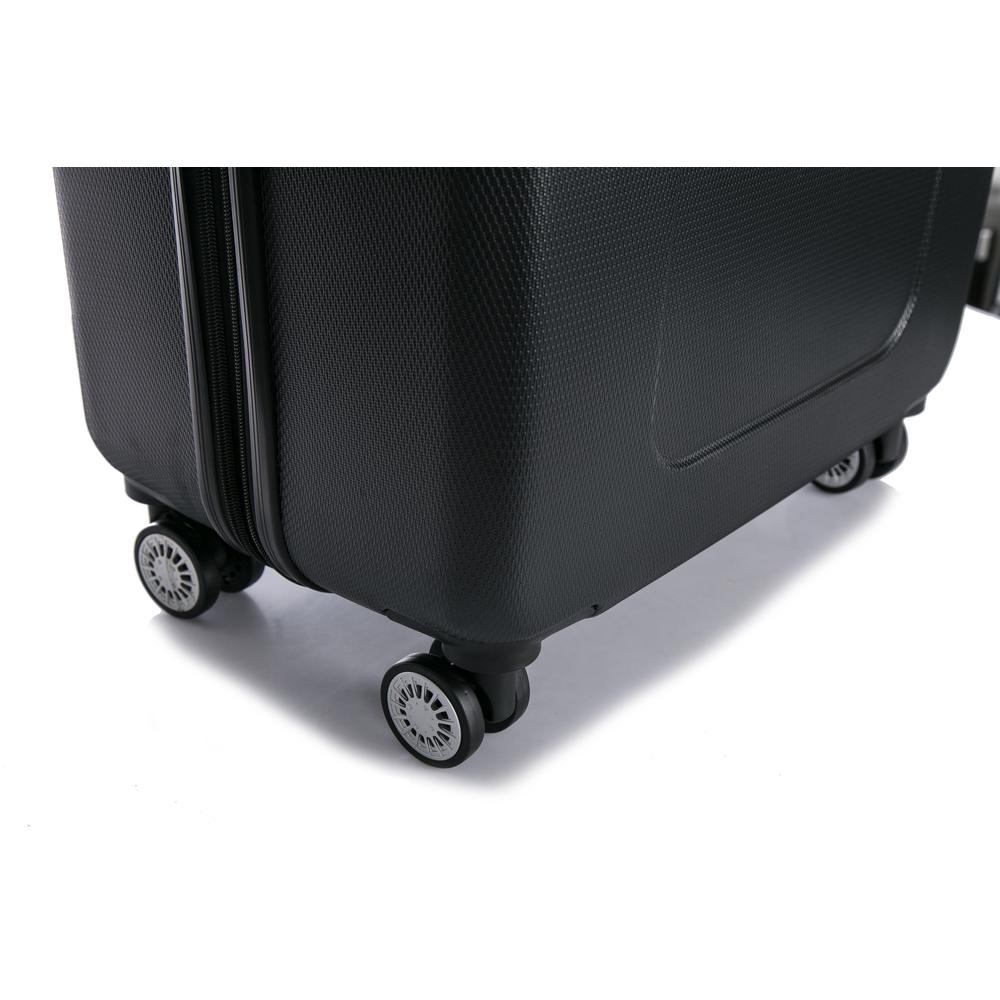 DUKAP Crypto Lightweight Hardside Spinner 32 inch Black. Picture 7