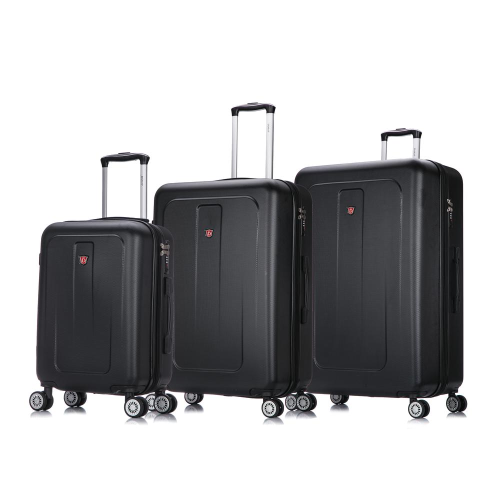 DUKAP Crypto Lightweight Hardside 3 piece set 20''/28''/32'' Black. Picture 9