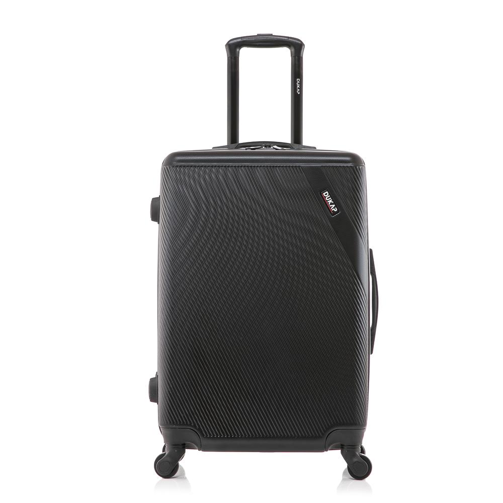 DUKAP Discovery Lightweight Hardside Spinner 24 inch Black. Picture 5