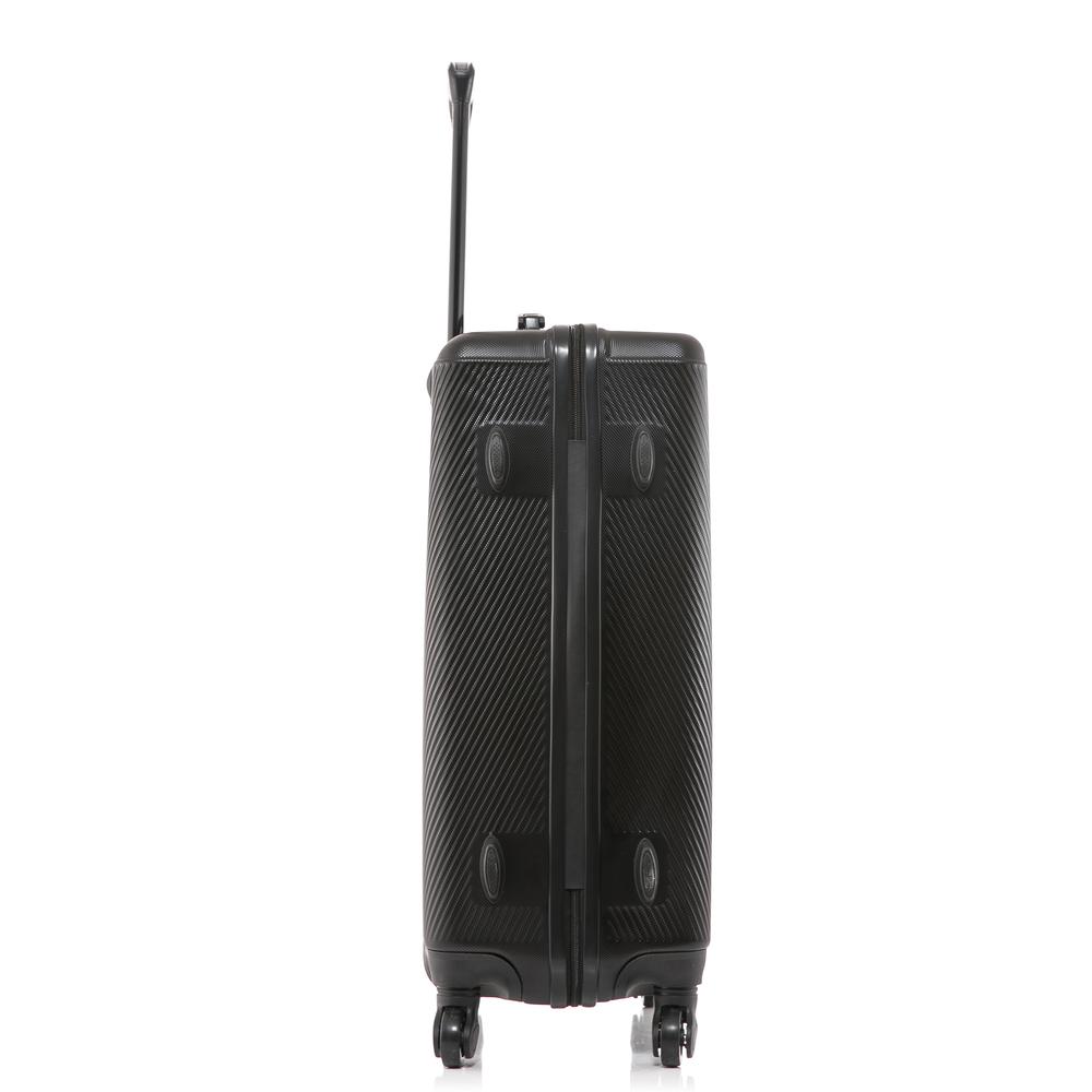 DUKAP Discovery Lightweight Hardside Spinner 24 inch Black. Picture 1
