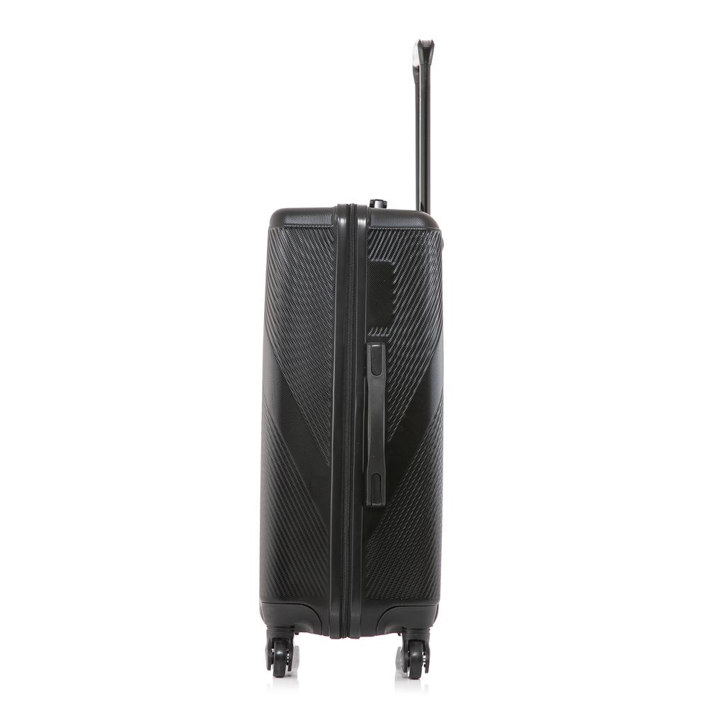 DUKAP Discovery Lightweight Hardside Spinner 24 inch Black. Picture 2