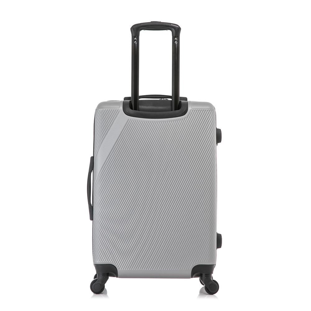 DUKAP Discovery Lightweight Hardside Spinner 24 inch Silver. Picture 8