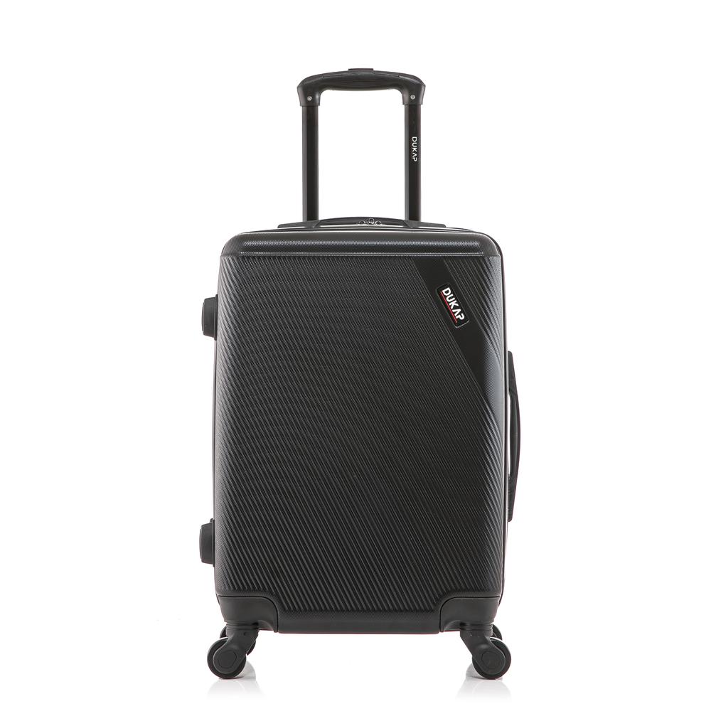 DUKAP Discovery Lightweight Hardside Spinner 20 inch Black. Picture 5