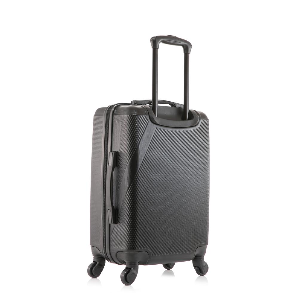 DUKAP Discovery Lightweight Hardside Spinner 20 inch Black. Picture 3