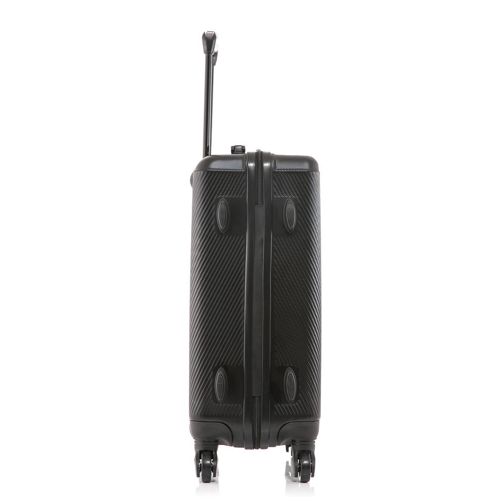 DUKAP Discovery Lightweight Hardside Spinner 20 inch Black. Picture 2